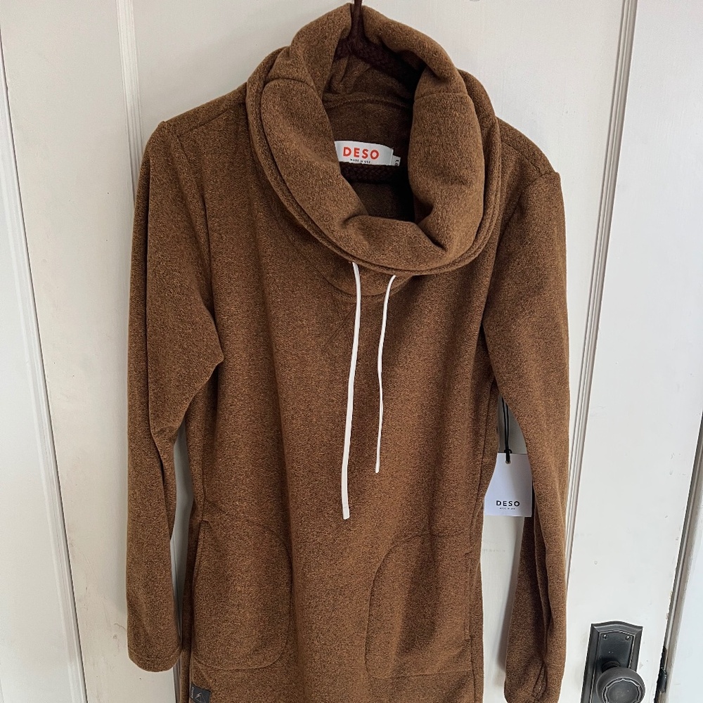 Cowl Neck Tunic Dress